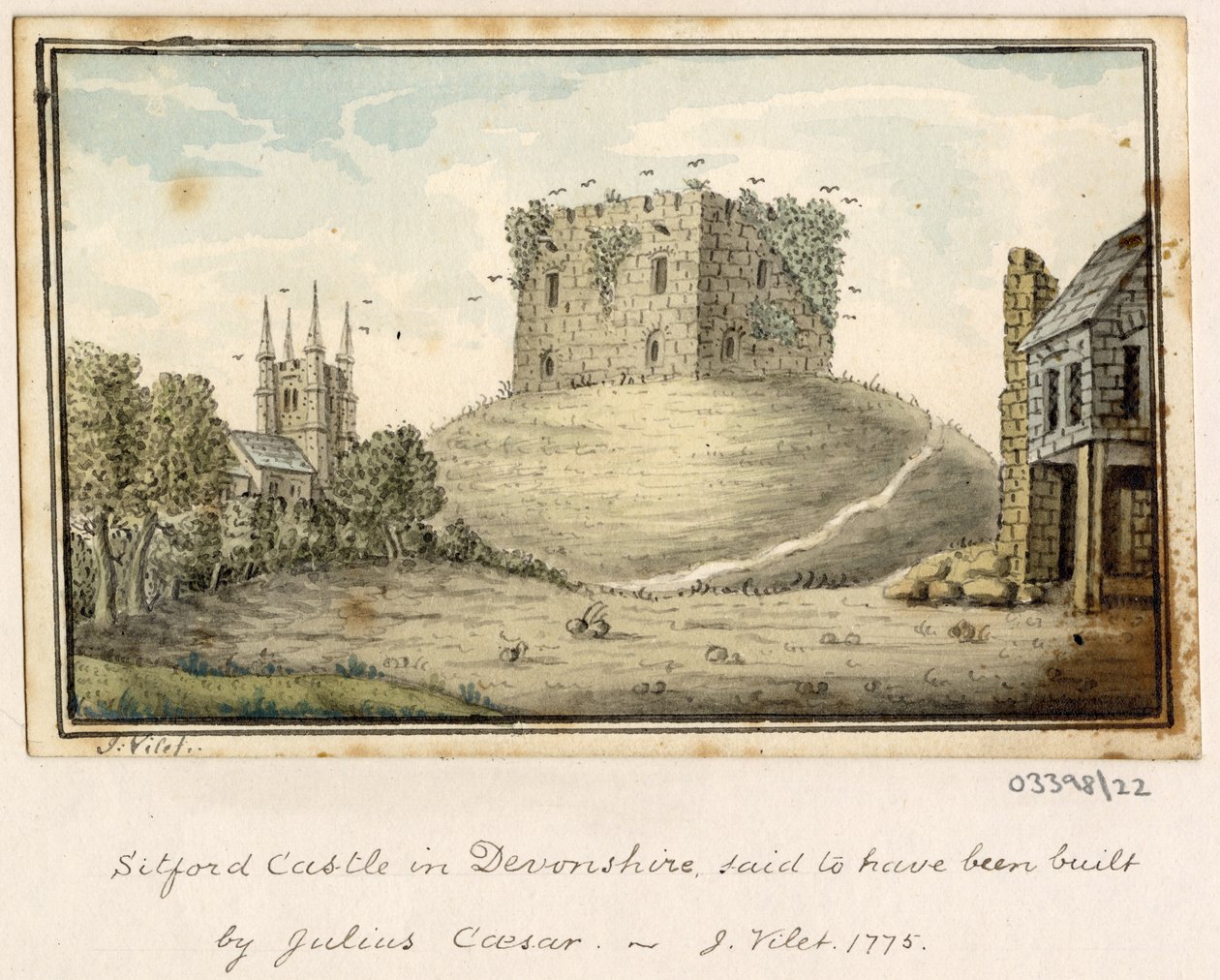 Eine Serie von Skizzen, Ansichten in Großbritannien, dem Kontinent und Amerika 1772-1778 von British School