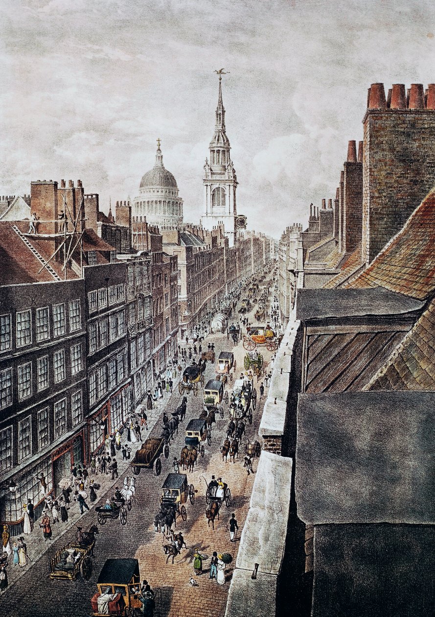 Cheapside Street in London von British School