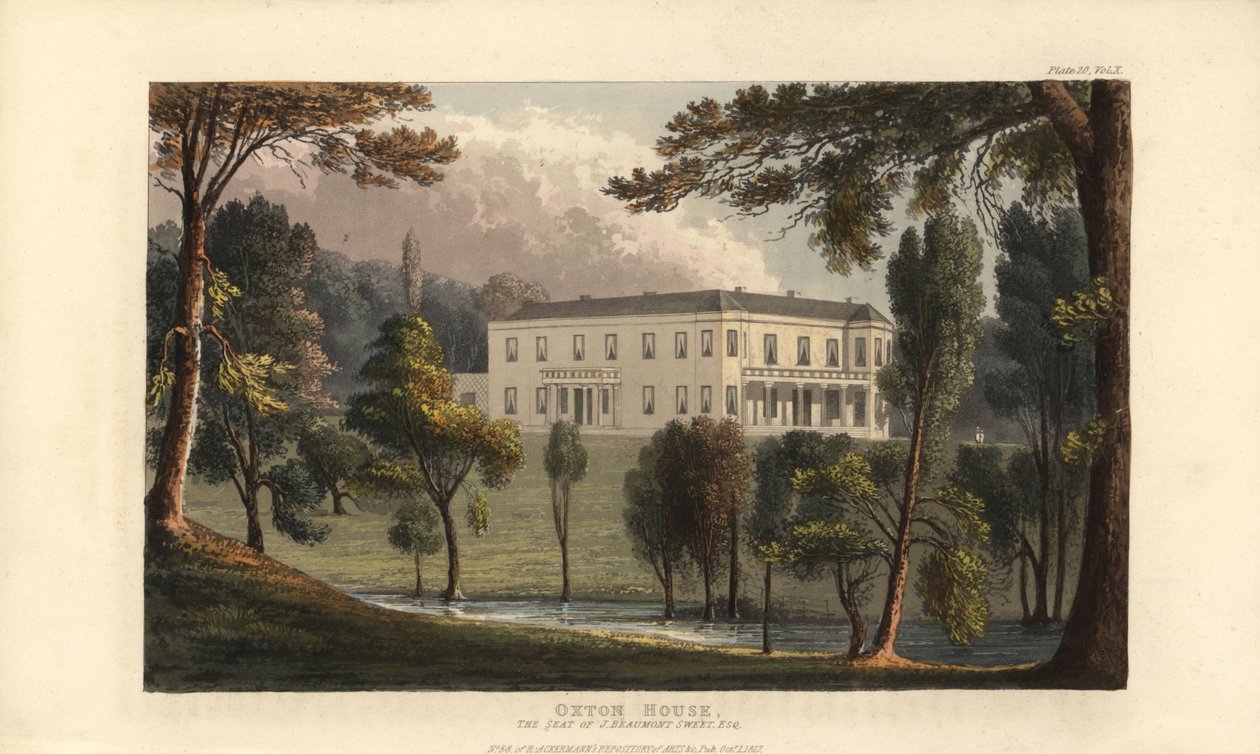 Oxton House, Devon, Sitz von Rev. John Beaumont Swete von British School