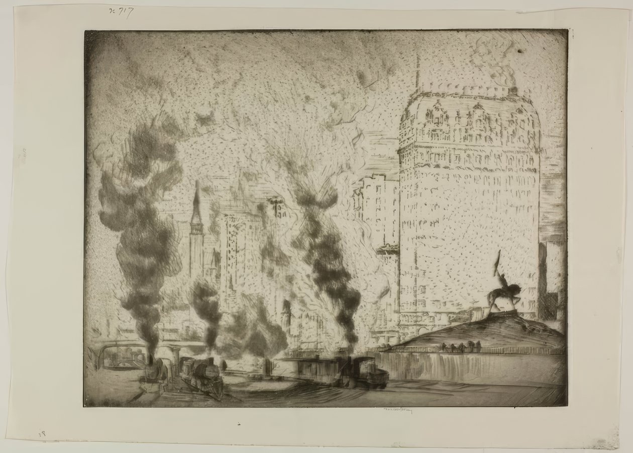 Chicago - Logan-Denkmal von Bror Julius Olsson Nordfeldt