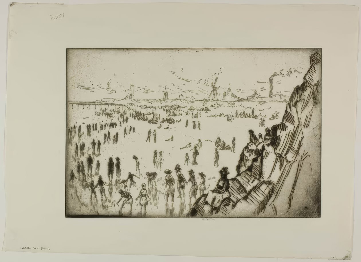 Golden Gate Strand von Bror Julius Olsson Nordfeldt