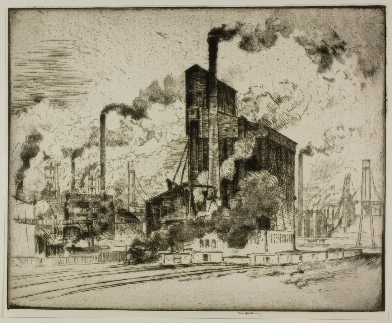 Der Große Aufzug von Bror Julius Olsson Nordfeldt