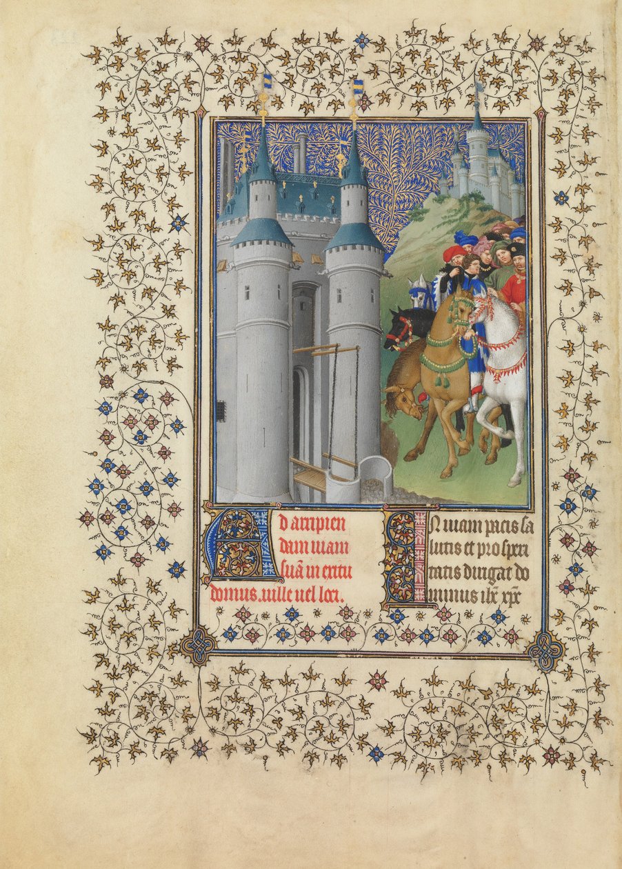 Die schönen Stunden von Jean de France, Herzog von Berry von Brothers Limbourg