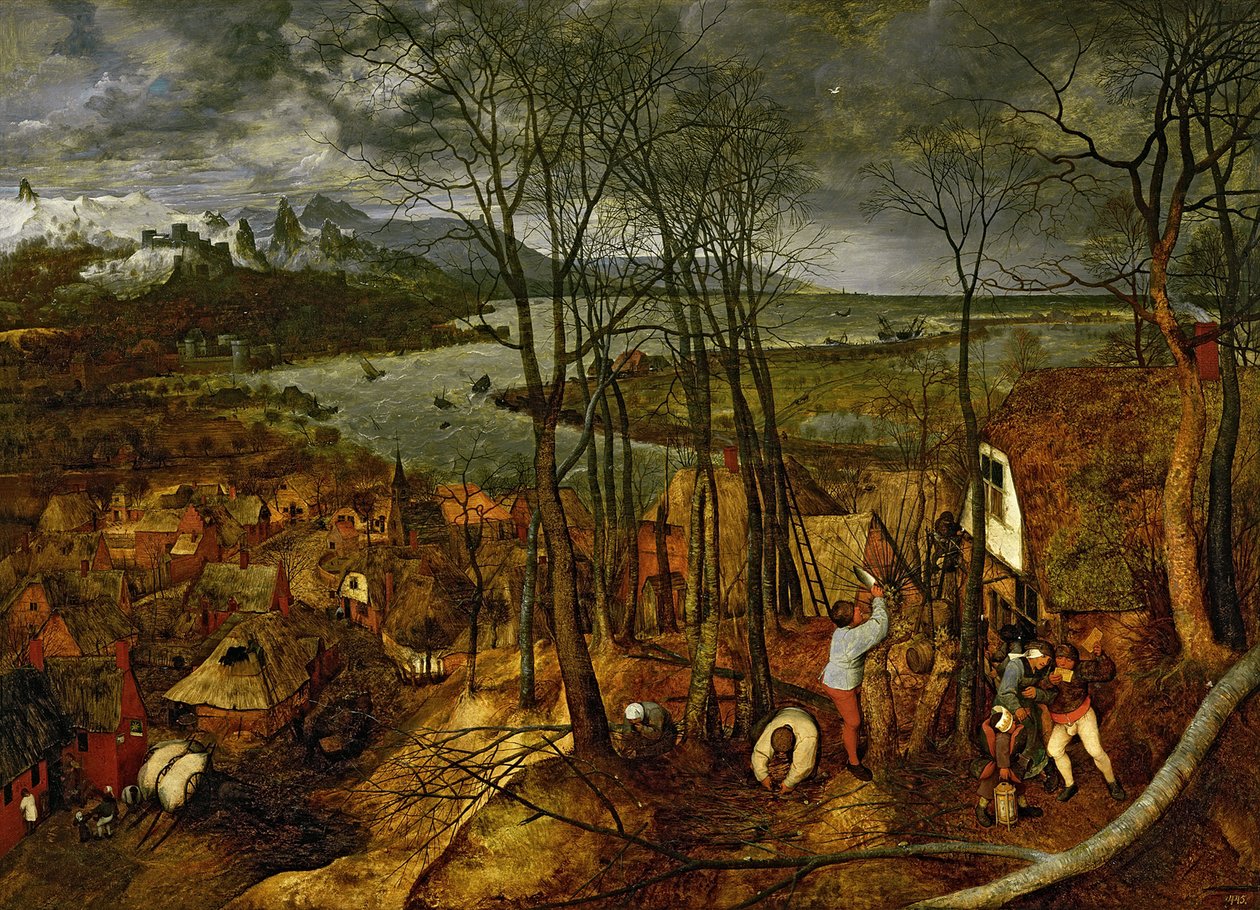Der düstere Tag Frühling, 1565 von Bruegel