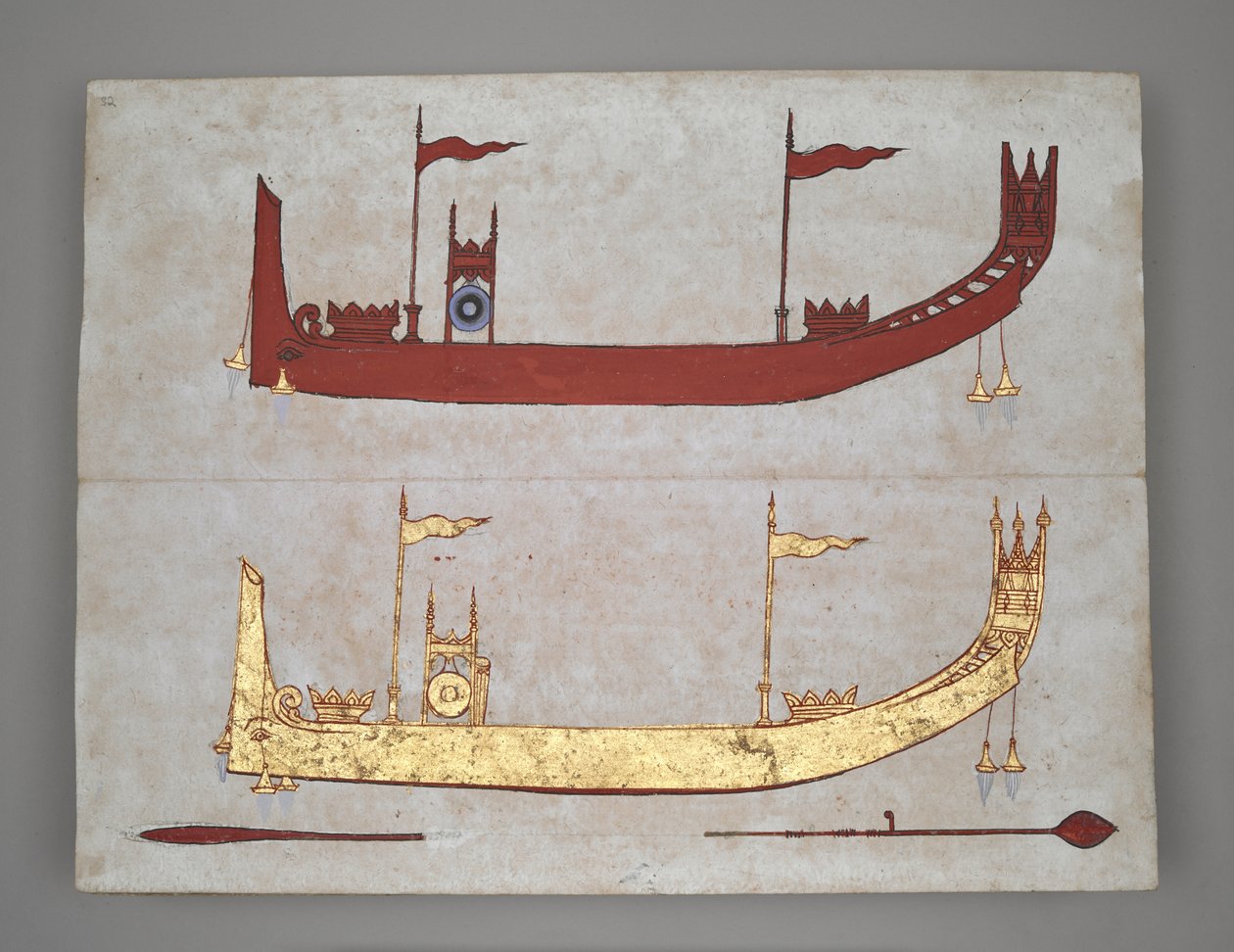 Königliche Barken und Boote von Burmese School
