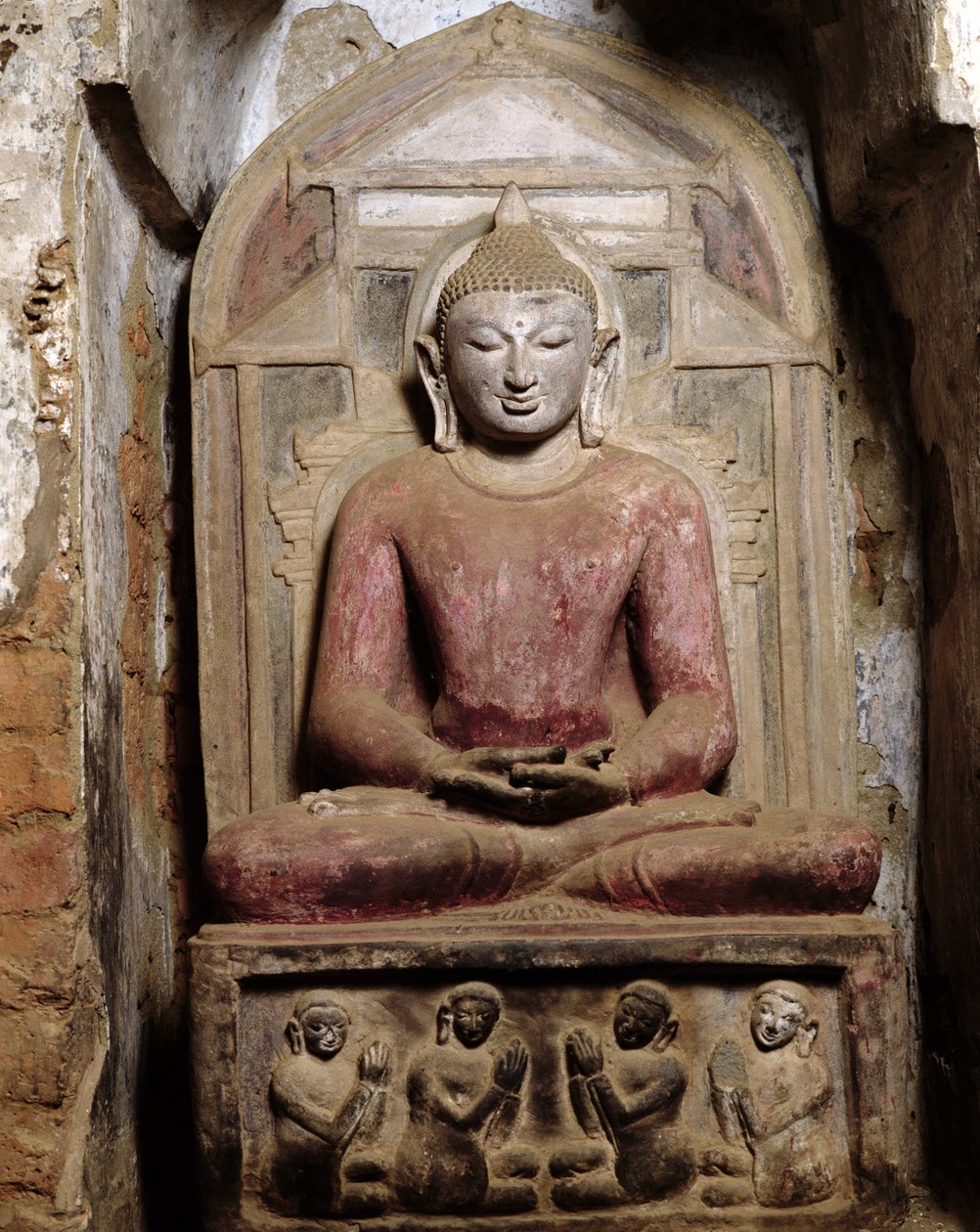 Sitzender Buddha in Meditation von Burmese School