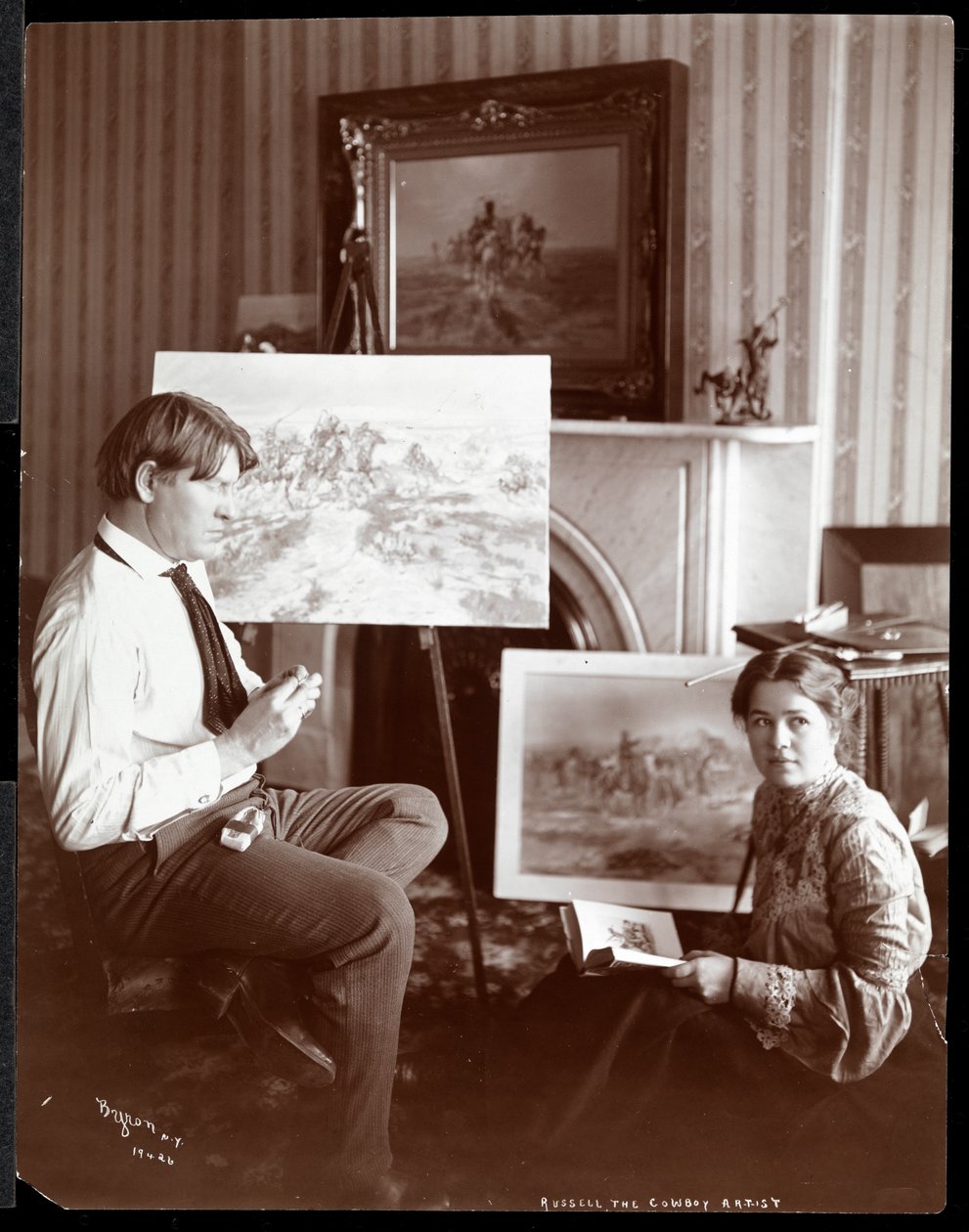 Russell der Cowboy-Künstler, 1905 von Byron Company