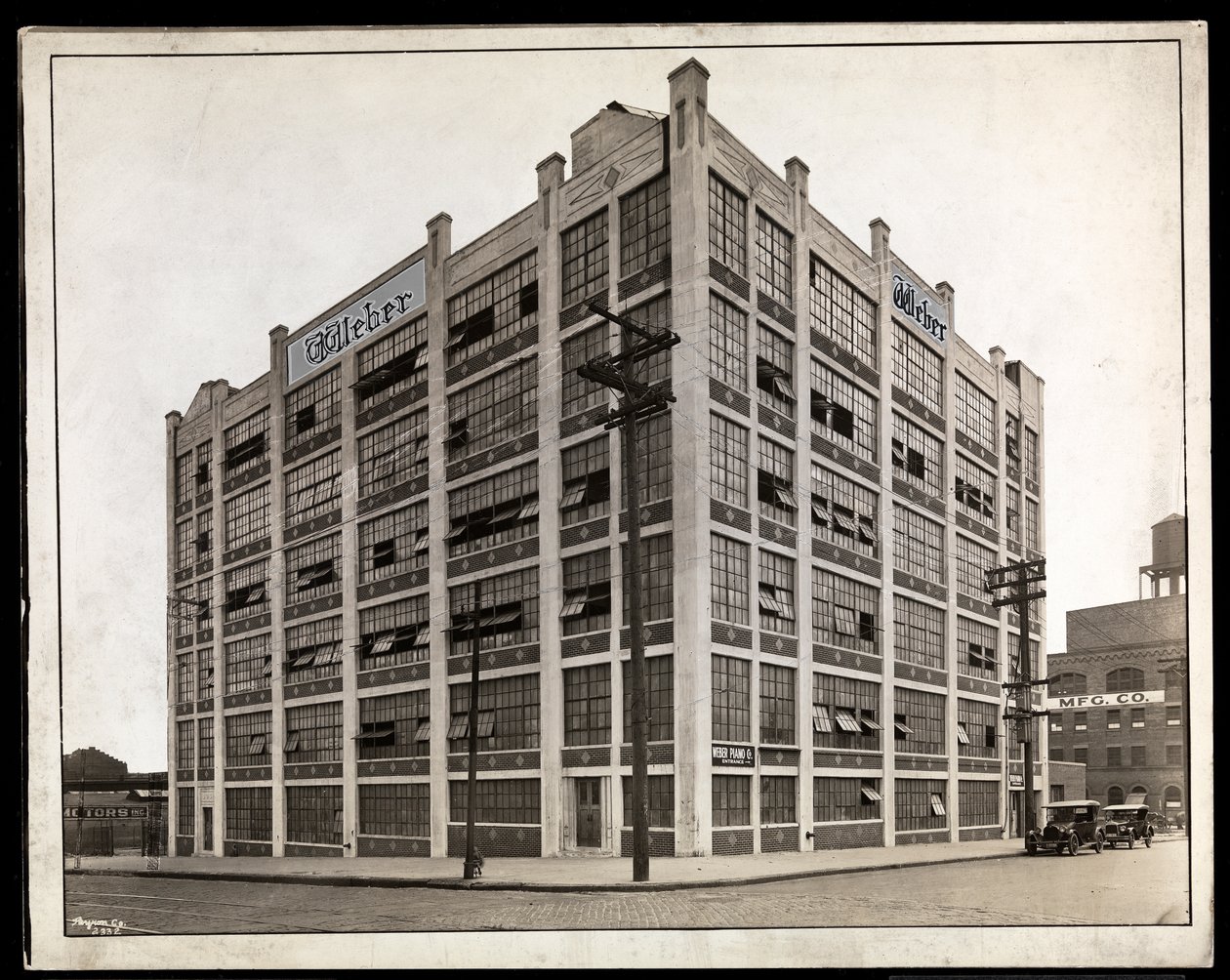Die Aeolian Company Fabrik, 138th Street und Willow Avenue, Bronx, New York, 1924 von Byron Company