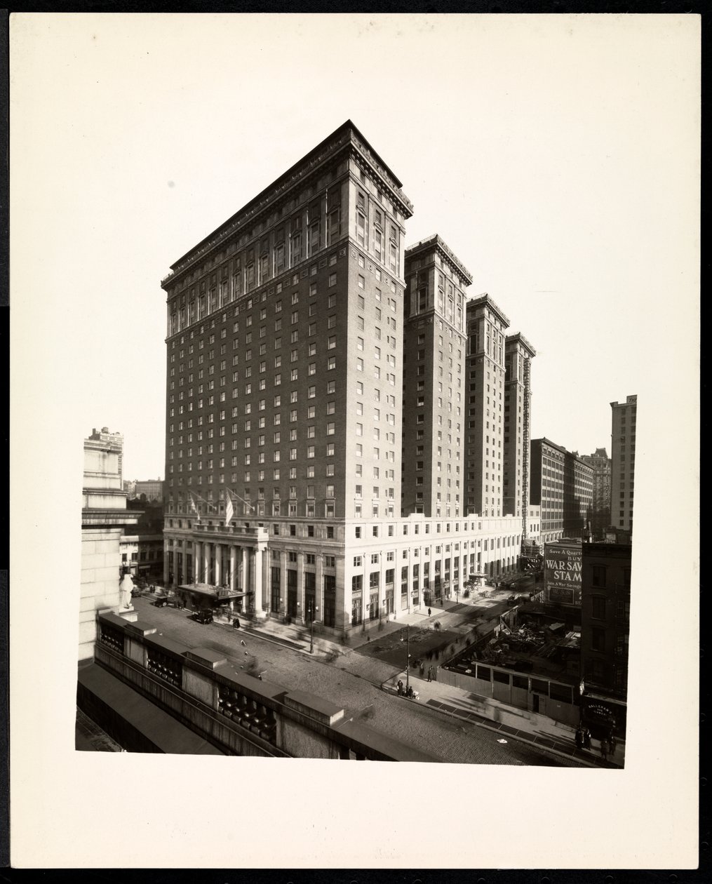 Das Hotel Pennsylvania, 7th Avenue und 32nd Street, New York, 1919 von Byron Company
