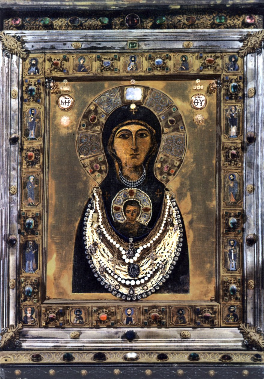 Die Madonna Nicopela von Byzantine