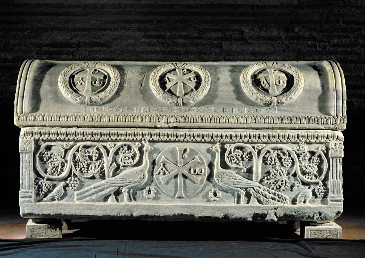Sarkophag des Bischofs Theodor von Byzantine School