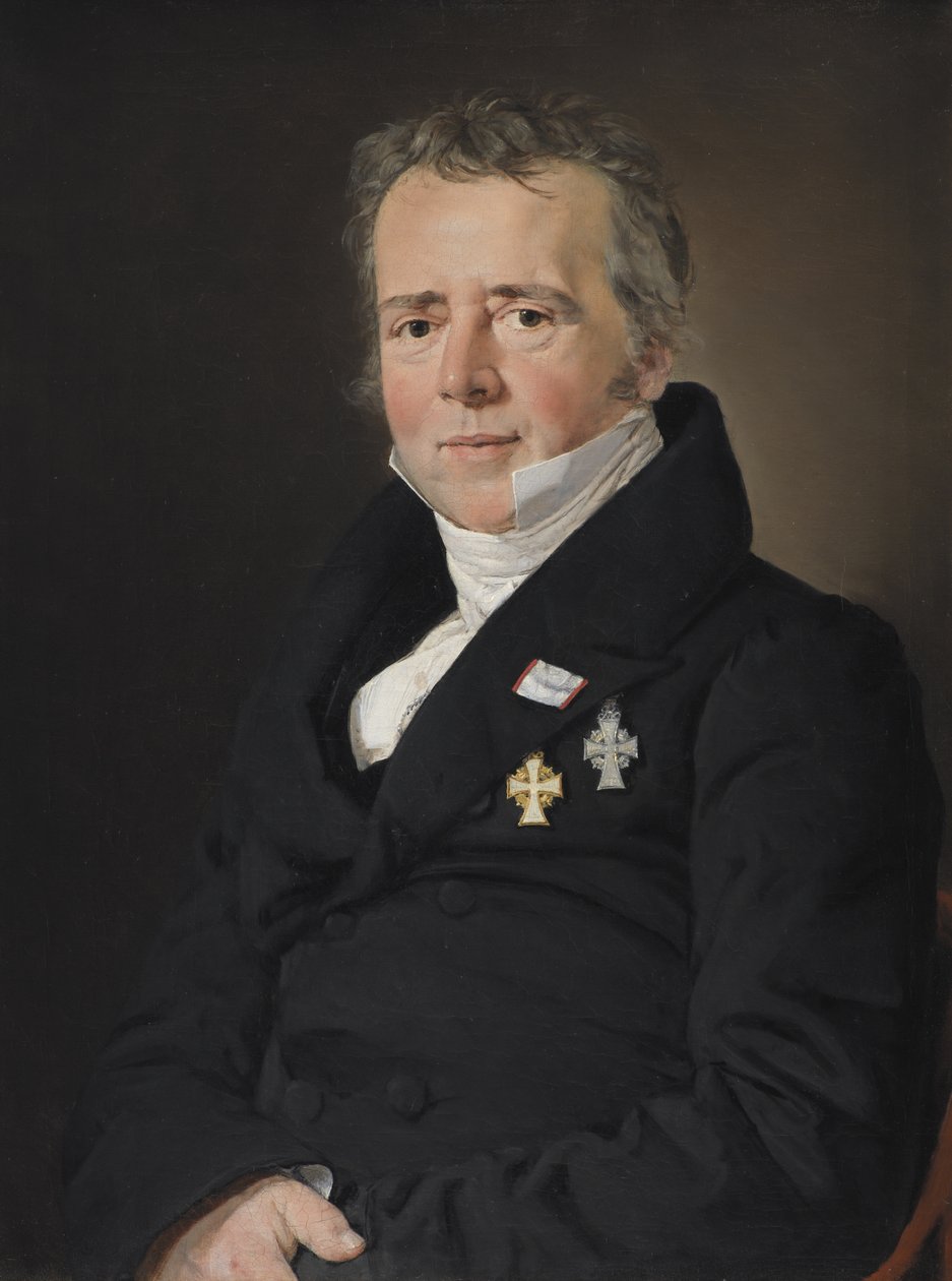 Porträt des Wissenschaftlers Hans Christian Ørsted von C.A. Jensen