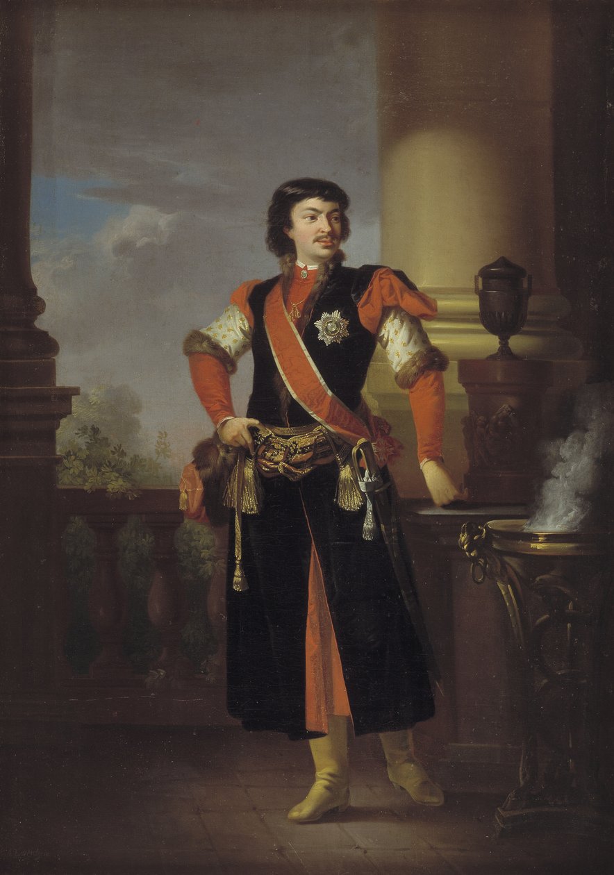 Porträt von Graf Rzewuski, polnischer Botschafter in Dänemark von C.A. Lorentzen