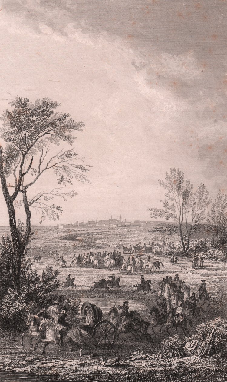 Einnahme der Stadt Conde durch Ludwig XIV., 26. April von J.B. and Brown J. Rowbotham