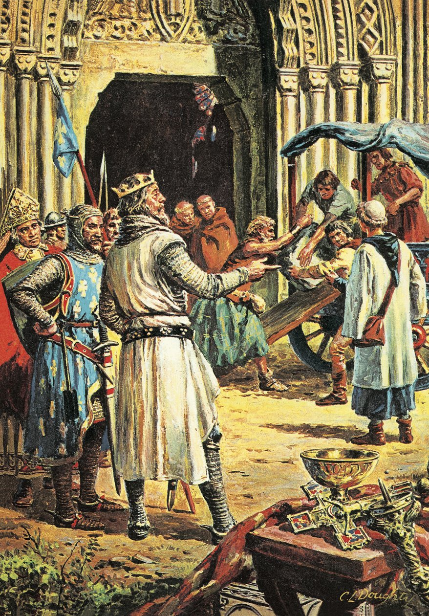 Ein Festzug der Könige: Der Hammer der Schotten -- Edward I von C.L. Doughty
