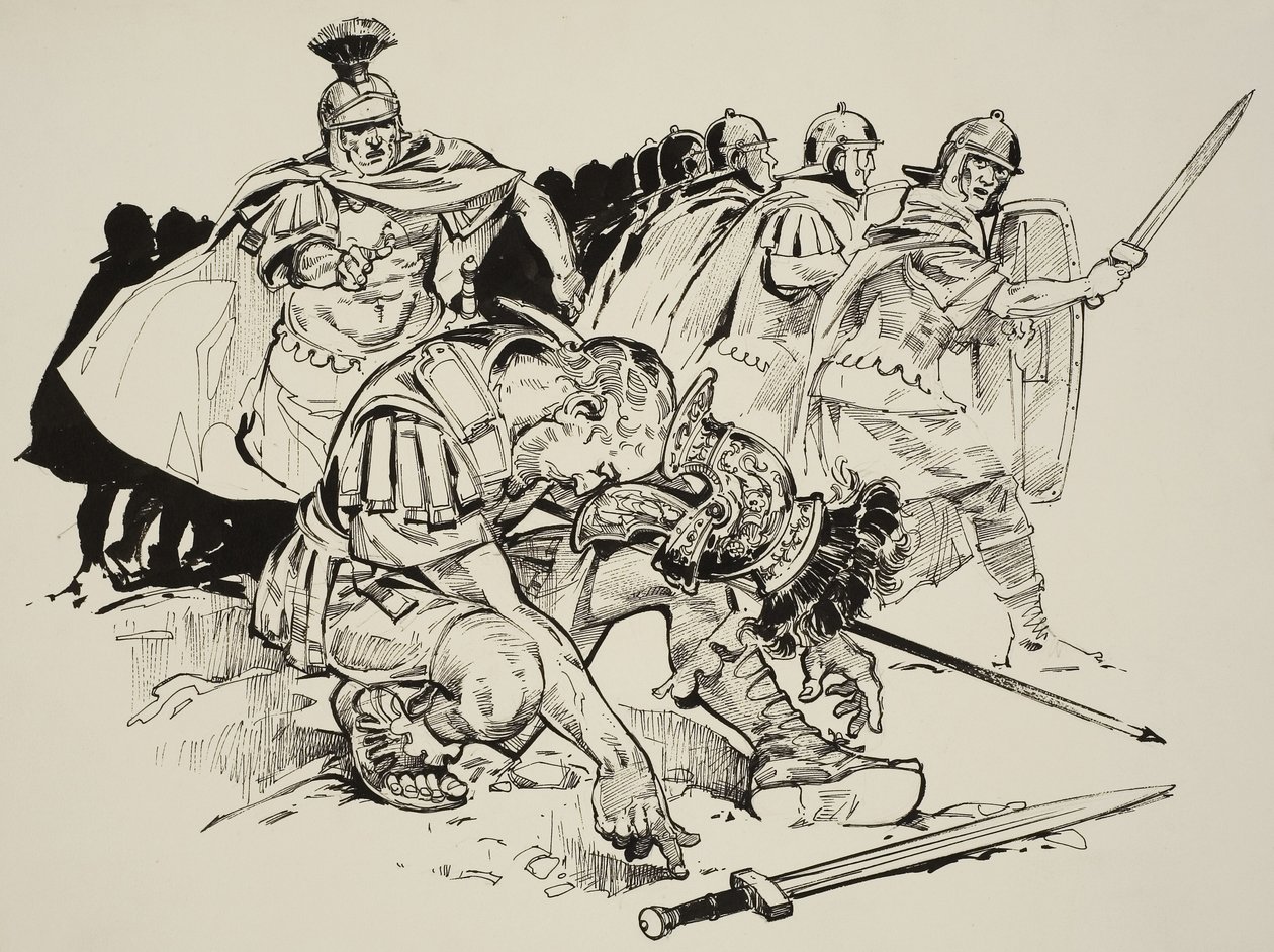 Tod von Kaiser Julian (331-63) von C.L. Doughty