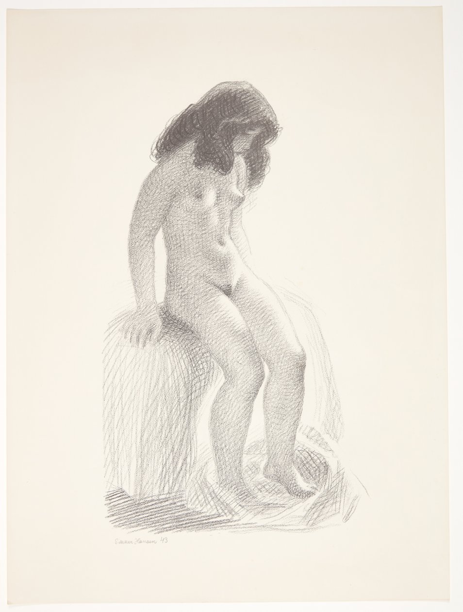 Aus einem Vorraum. Vorstudie zu "Linearperspektive, Tafel VI" von Christoffer Wilhelm Eckersberg