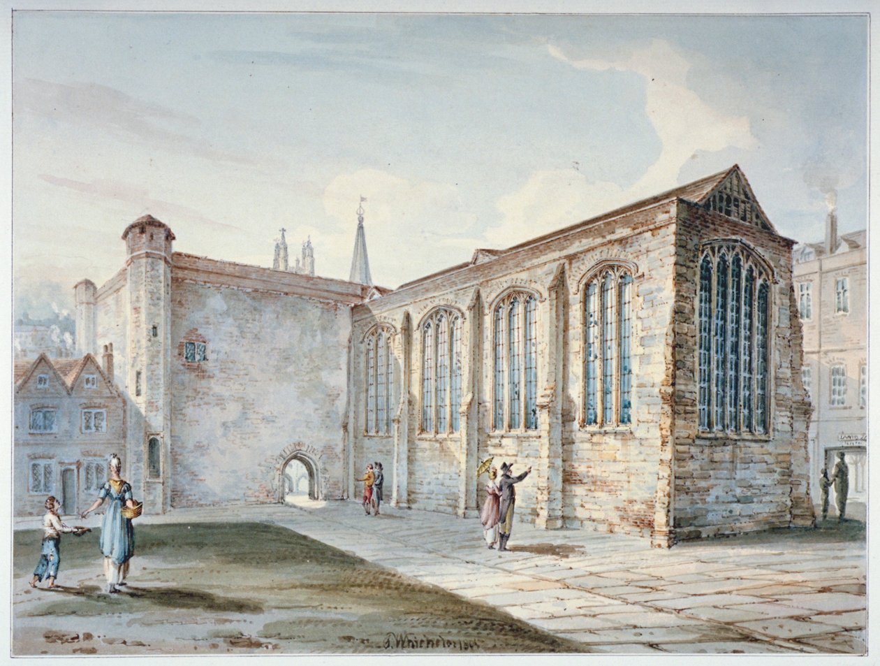 Holy Trinity Chapel, Leadenhall Street, bekannt als Leadenhall Chapel, City of London von C John M Whichelo