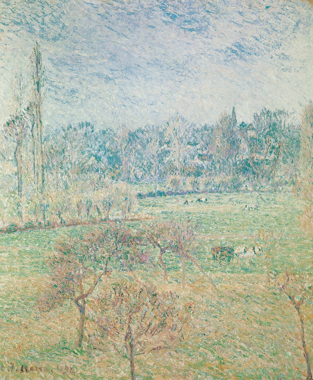 Herbstmorgen, 1892 von Camille Jacob Pissarro