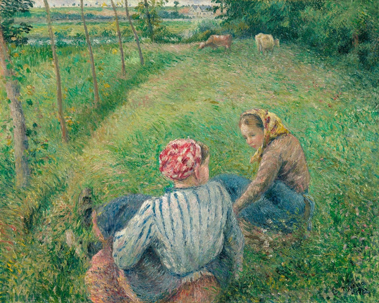 Die jungen Bäuerinnen von Camille Jacob Pissarro