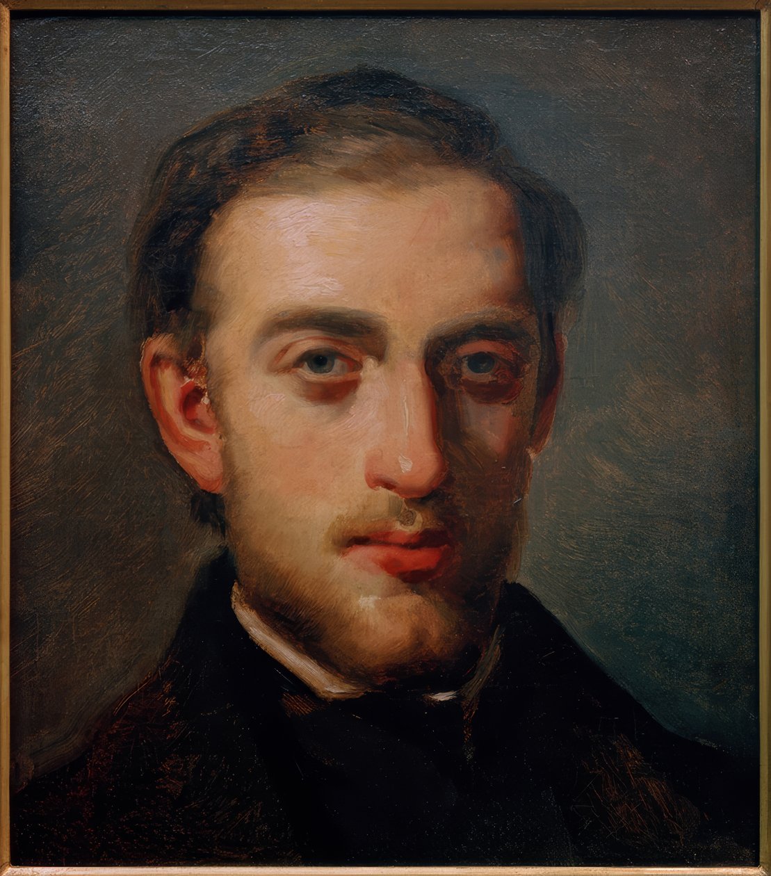 Porträt des Malers Fritz Melbye von Camille Jacob Pissarro