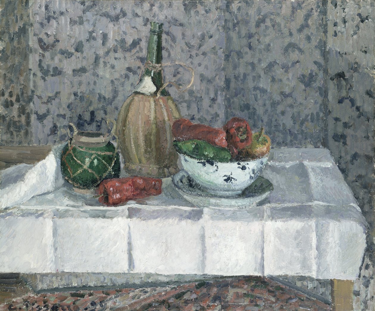 Stillleben mit Paprika, 1899 von Camille Jacob Pissarro