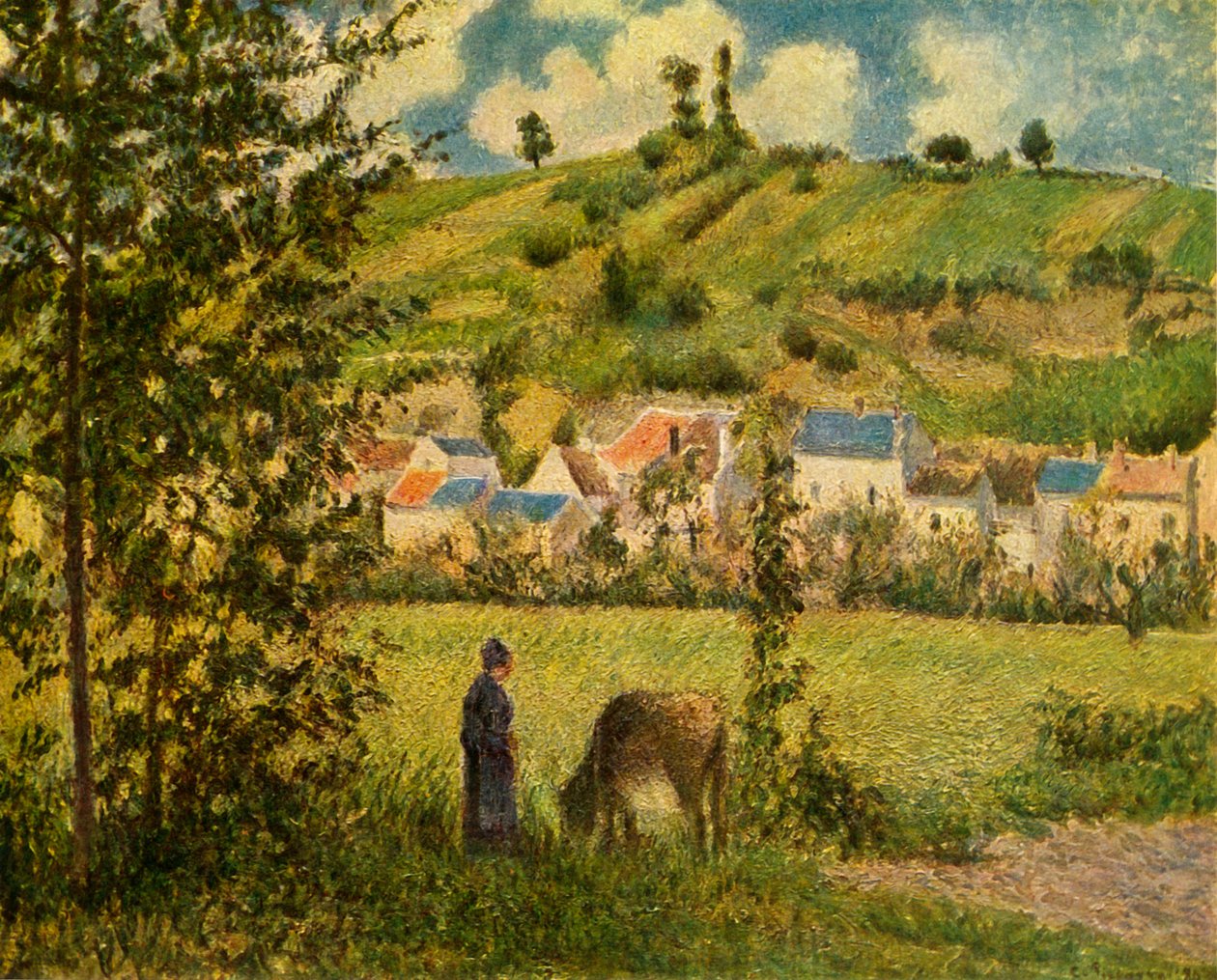 Chaponval von Camille Jacob Pissarro