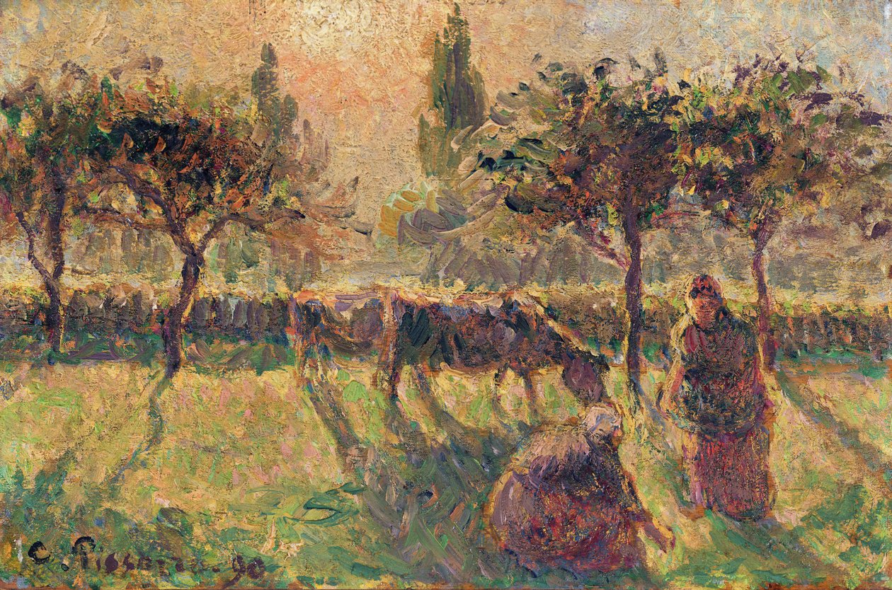 Auf den Feldern, 1890 von Camille Jacob Pissarro