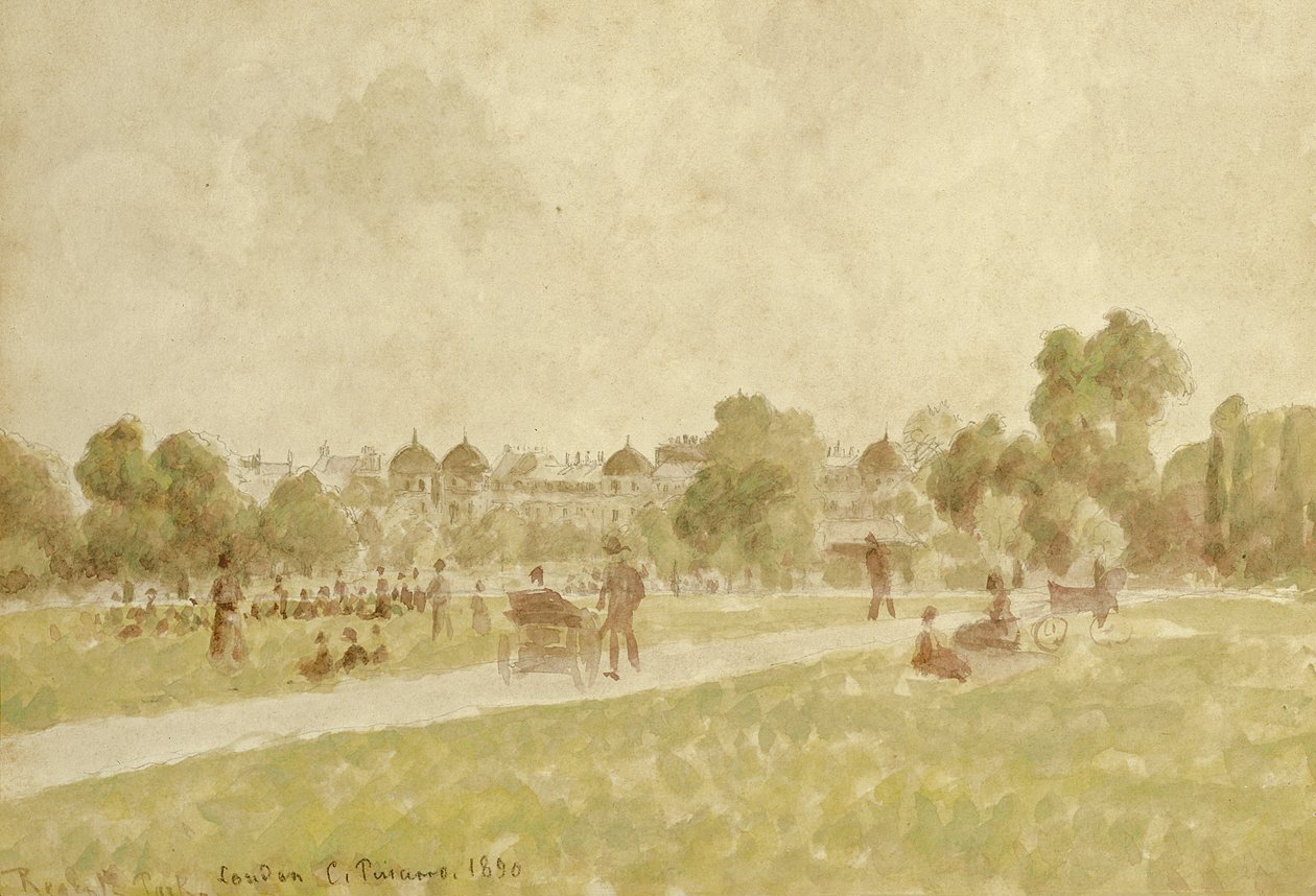 Regents Park, London, 1890 von Camille Jacob Pissarro