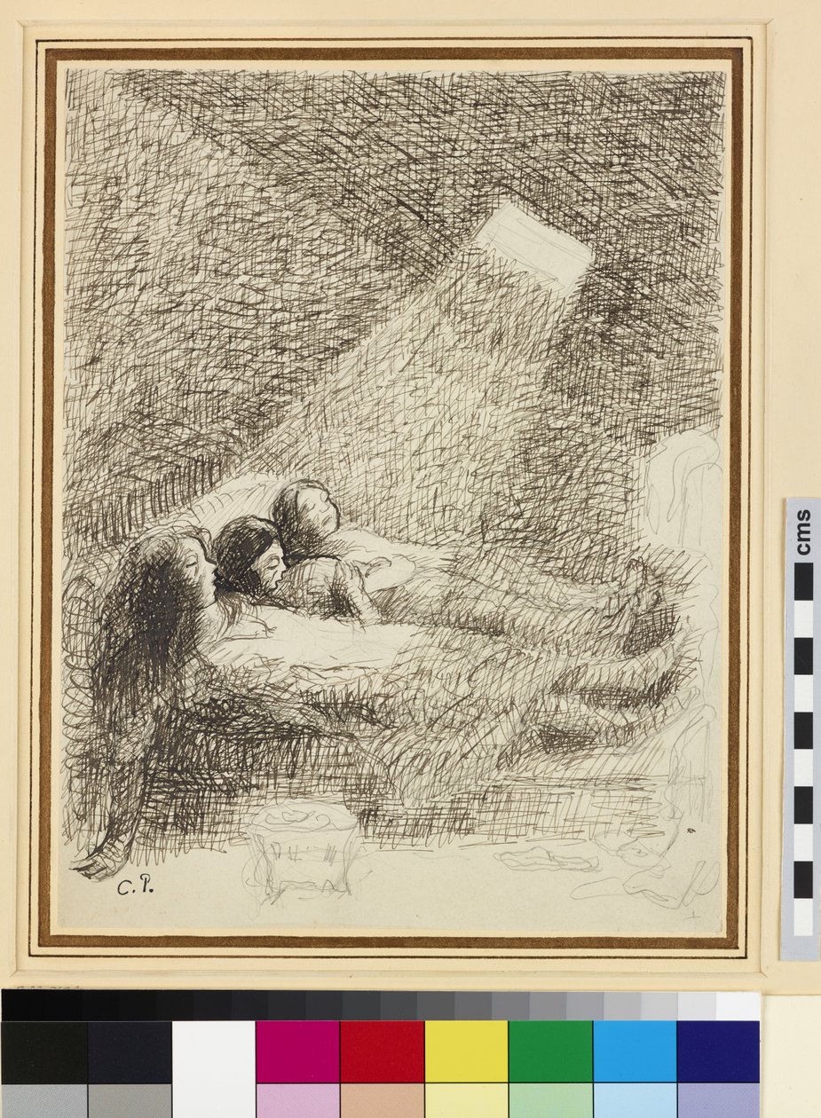 Studie für Die Asphyxie von Camille Jacob Pissarro