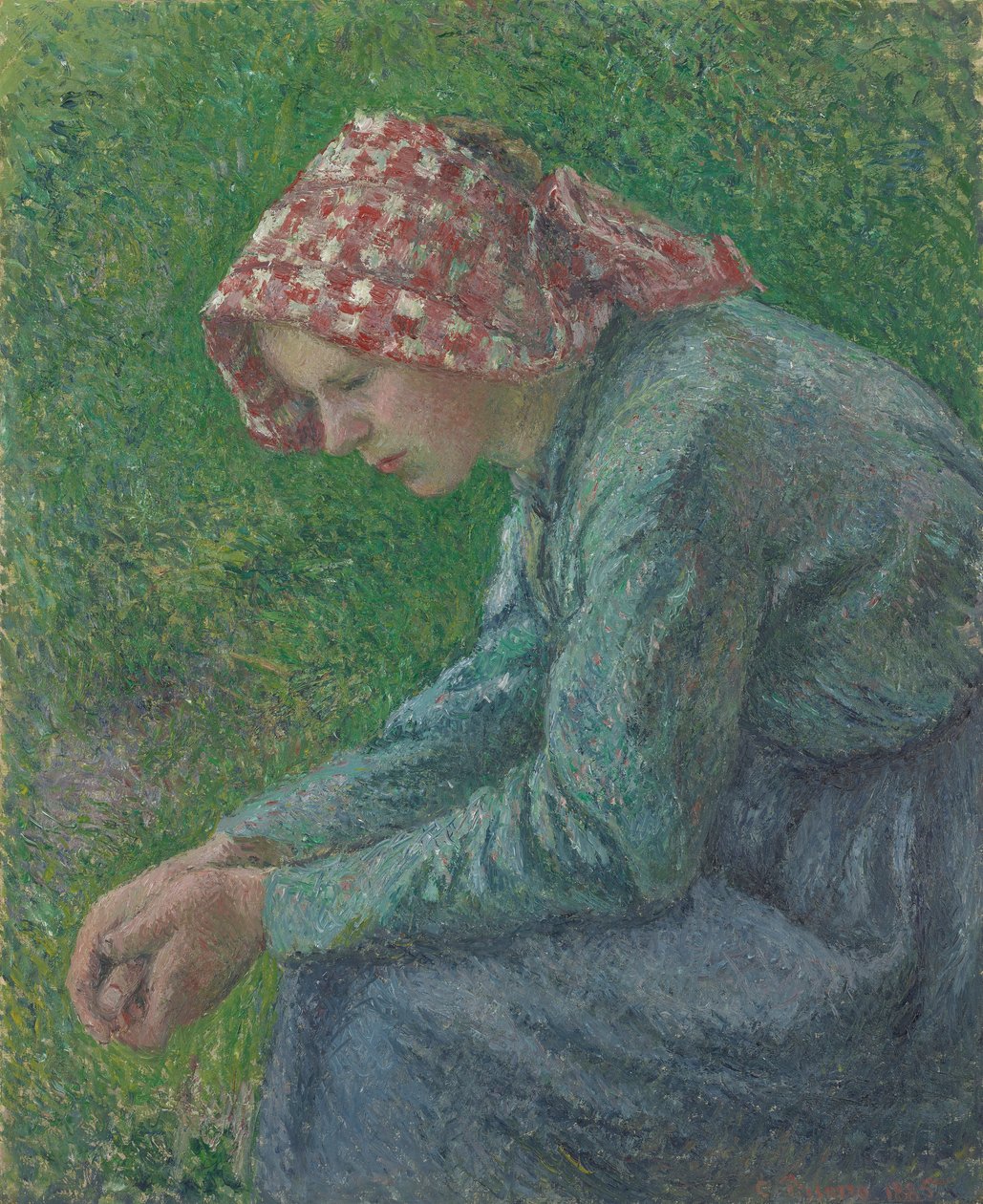 Sitzende Bäuerin von Camille Pissarro