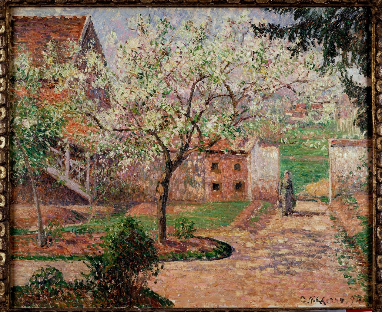 Garten in Eragny von Camille Jacob Pissarro