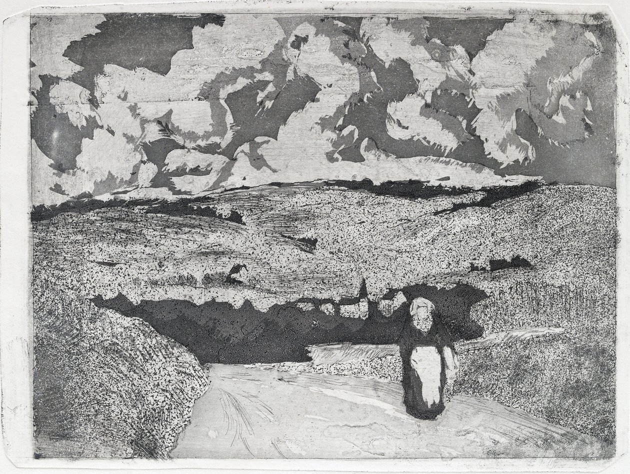 Die Frau auf der Straße, 1879 von Camille Pissarro