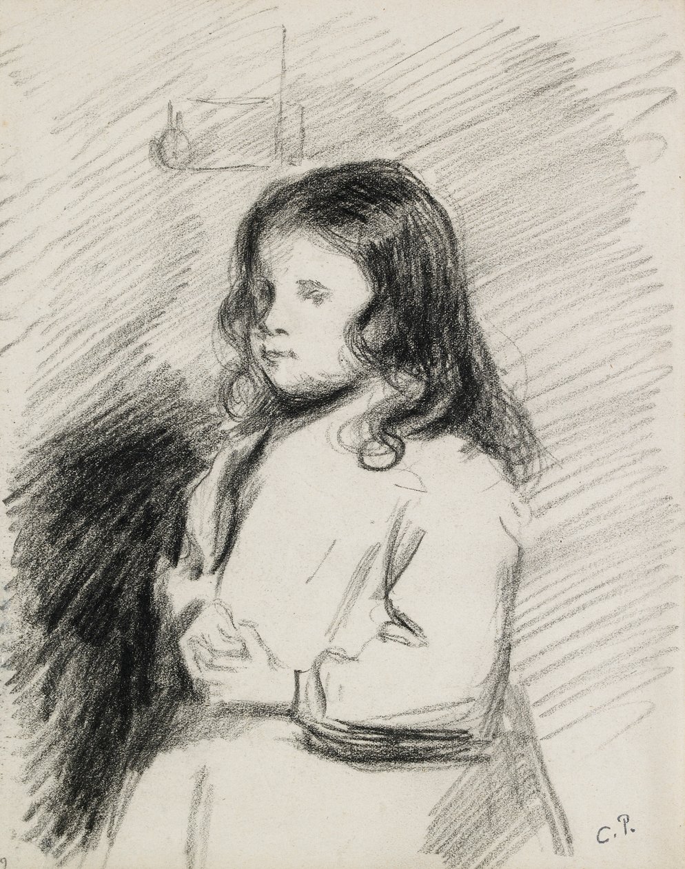 Porträt von Ludovic-Rodo Pissarro von Camille Pissarro