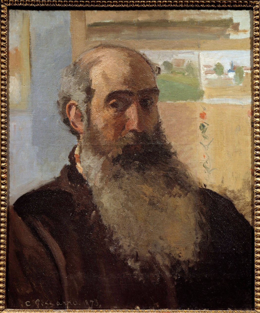 Selbstporträt von Camille Jacob Pissarro