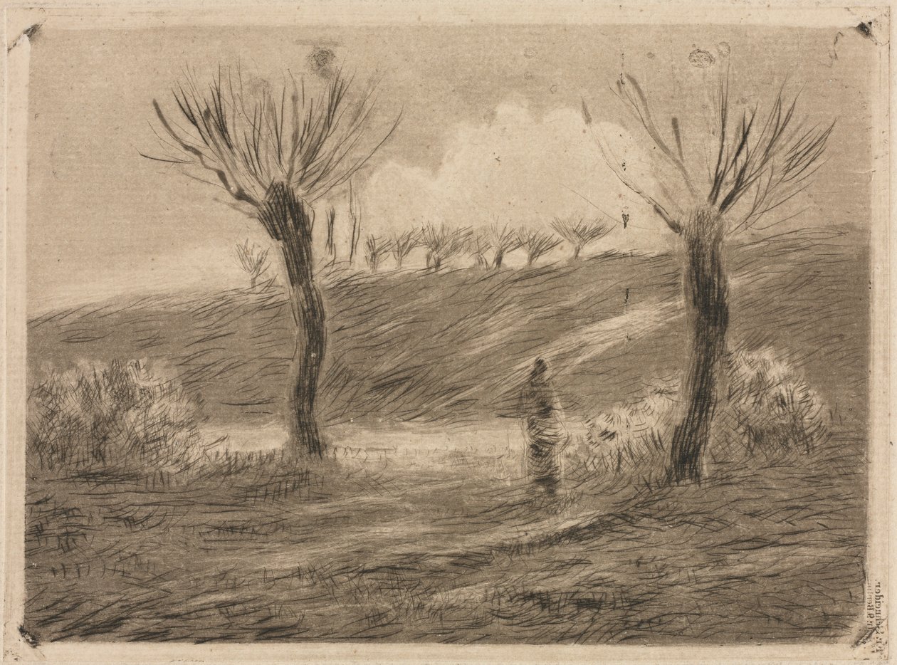 Sonnenuntergang von Camille Pissarro