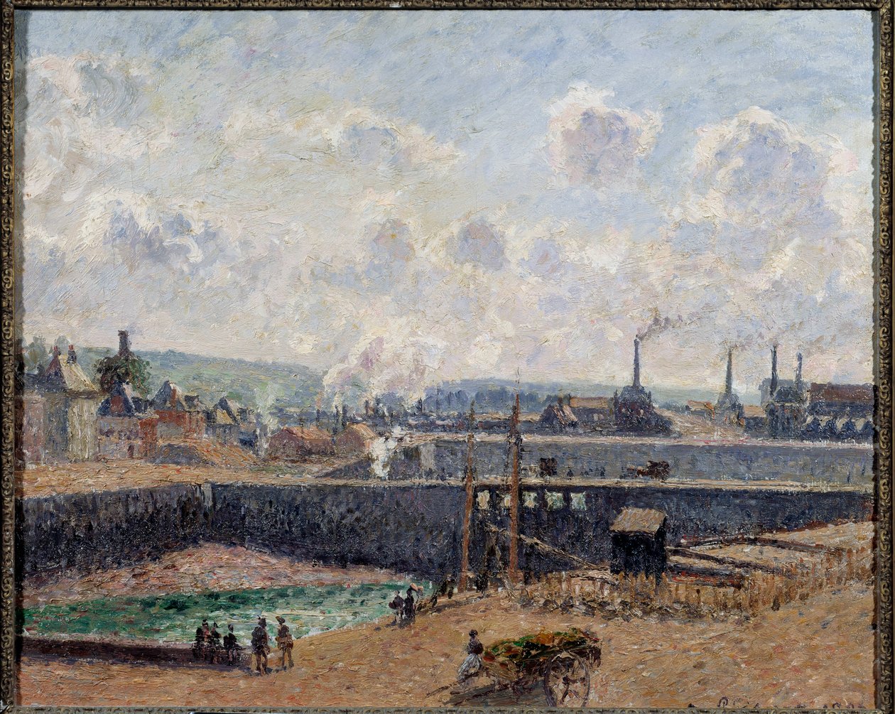 Ansicht von Dieppe, Duquesne-Becken von Camille Jacob Pissarro