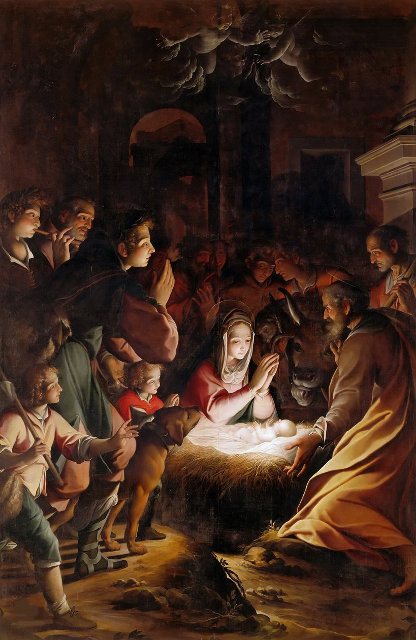 Die Anbetung der Hirten, ca. 1615 von Camillo Procaccini