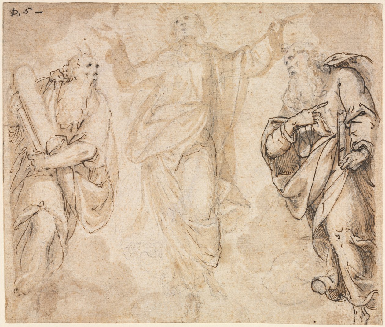 Die Verklärung recto, ca. 1590 von Camillo Procaccini
