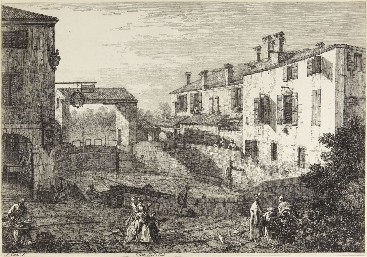Die Tore des Dolo von Canaletto