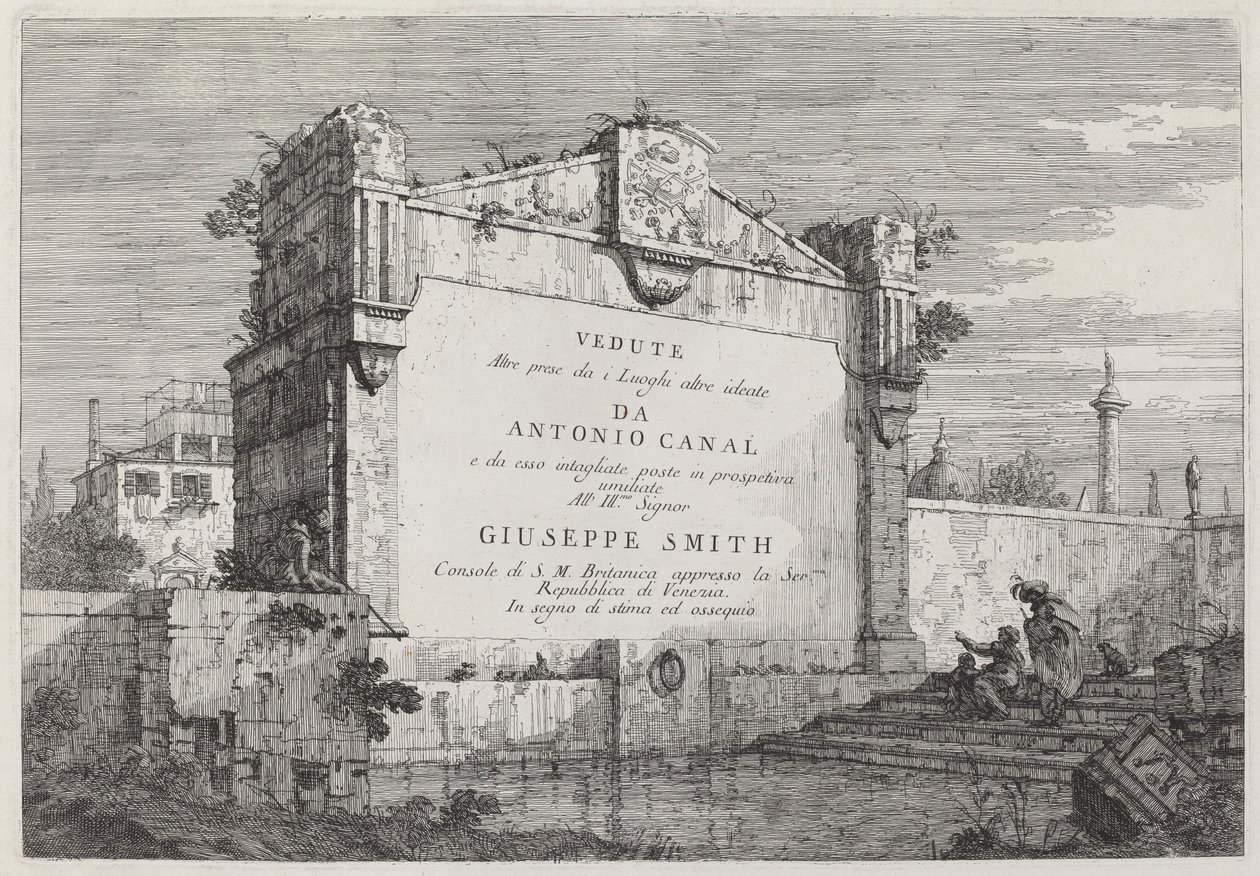 Titelblatt, ca. 1735-1746 von Canaletto
