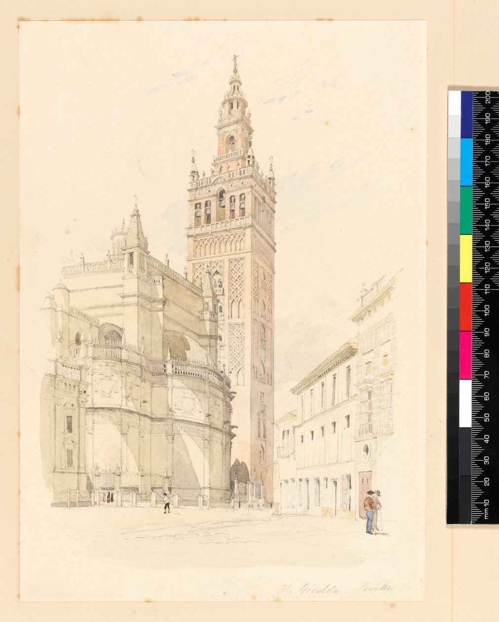 Die Giralda, Sevilla, ca. 1846 von Canon G. F. Weston
