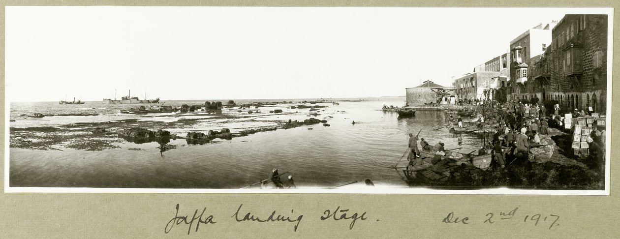 Anlegestelle von Jaffa, 2. Dezember 1917