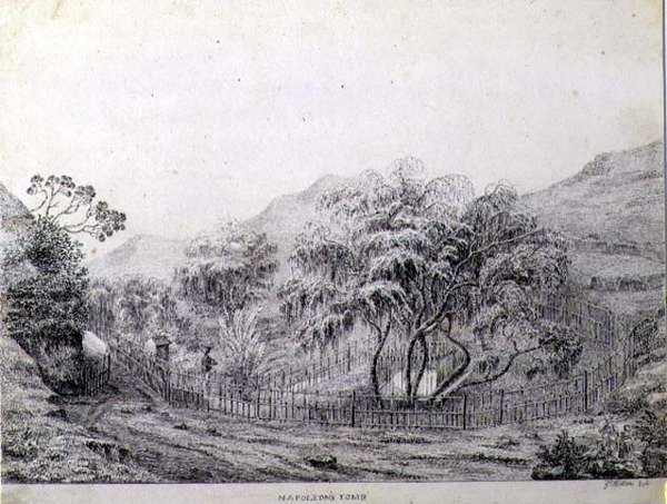 Napoleons Grab auf der Insel St. Helena von Captain G. Rotton