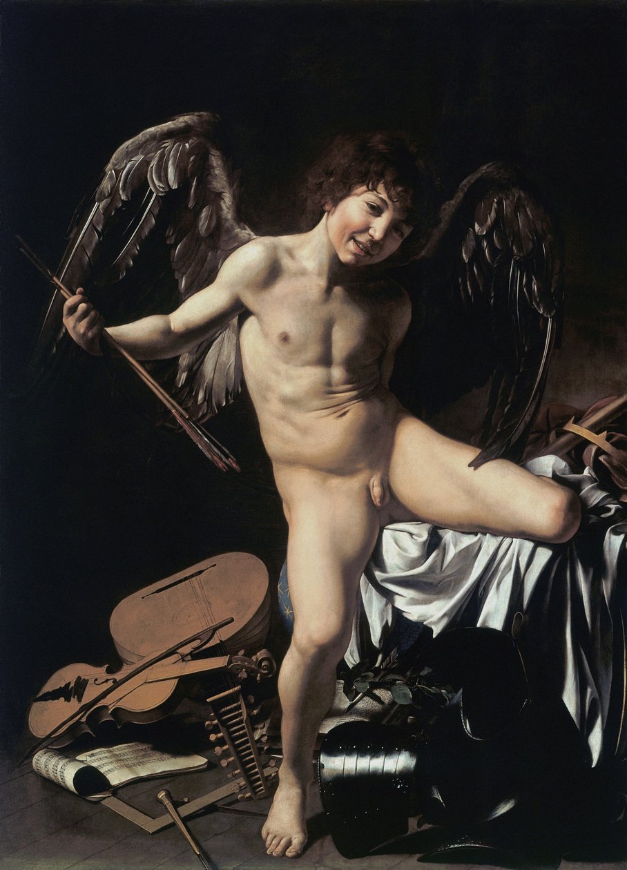 Amor als Sieger von Caravaggio