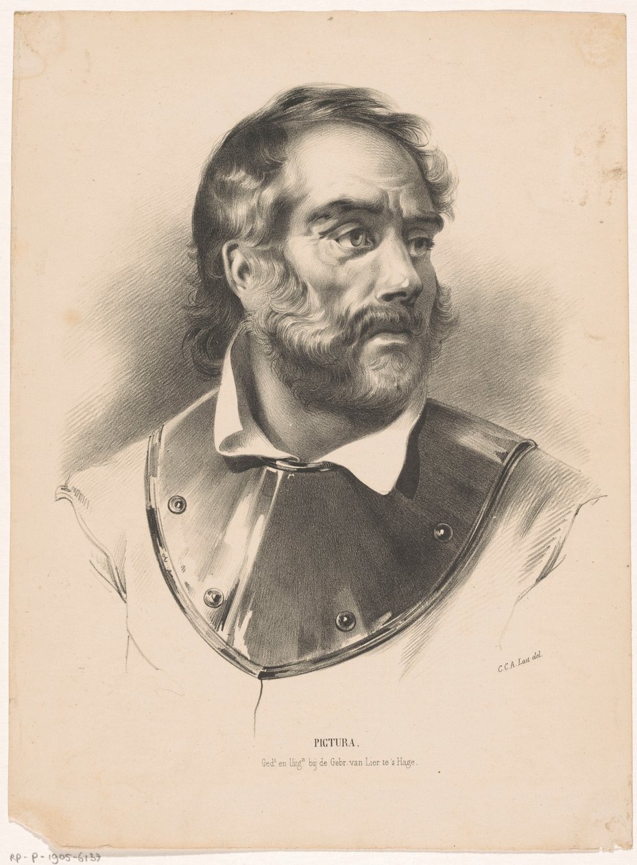 Mann mit einem eisernen Halsband von Carel Christiaan Antony Last