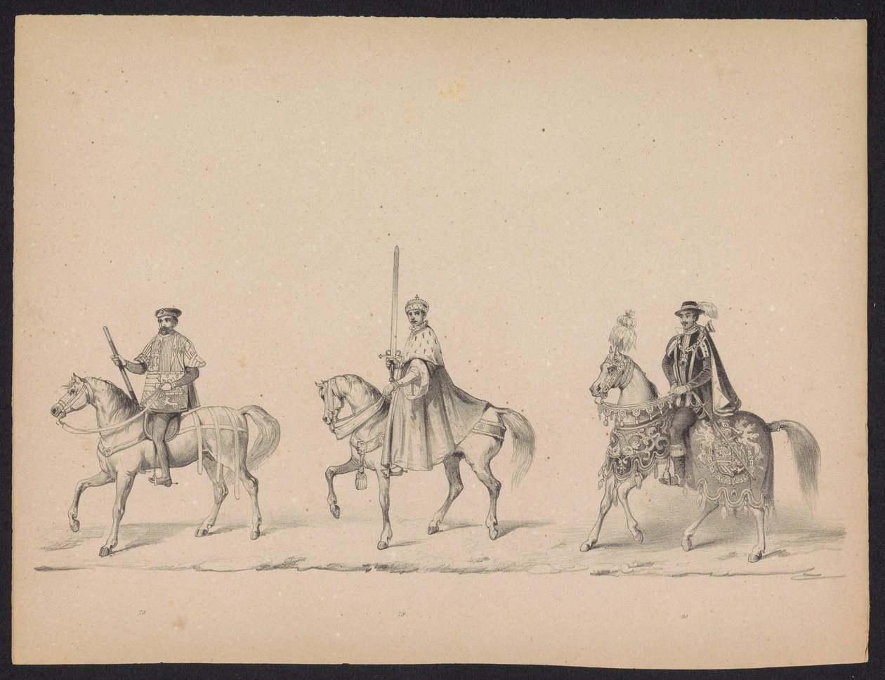 Maskerade der Utrechter Studenten, 1846 (Platte 14) von Carel Christiaan Antony Last