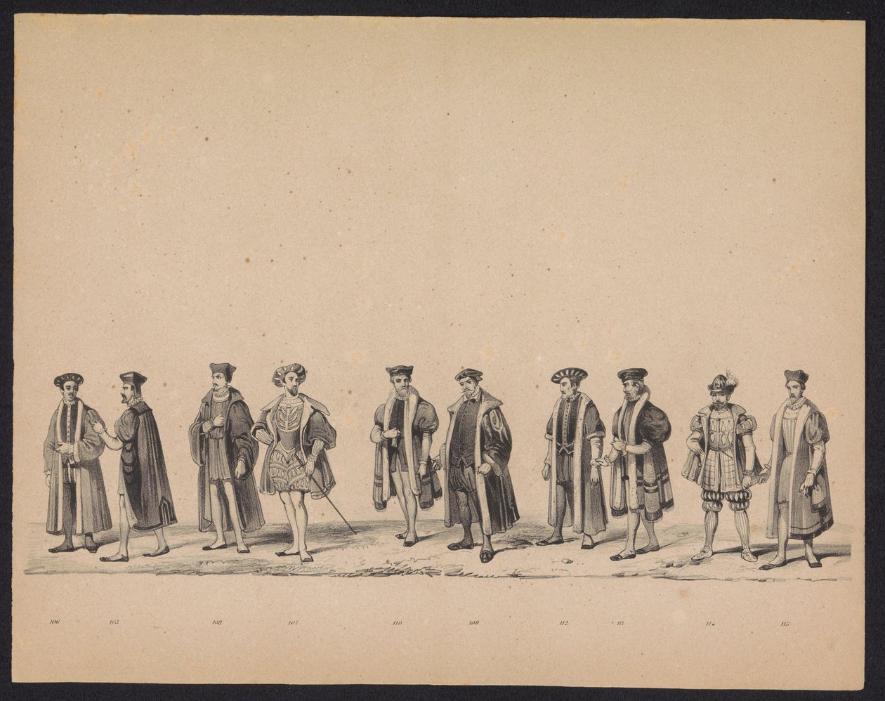Maskerade der Utrechter Studenten, 1846 (Platte 19) von Carel Christiaan Antony Last