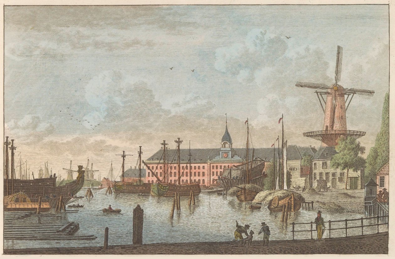 Admiralitätsmagazin Rotterdam, ca. 1790 von Carel Frederik Bendorp (I)