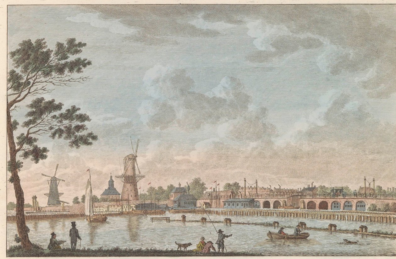 Gezicht op de Hogesluis, ca. 1790 von Carel Frederik Bendorp (I)